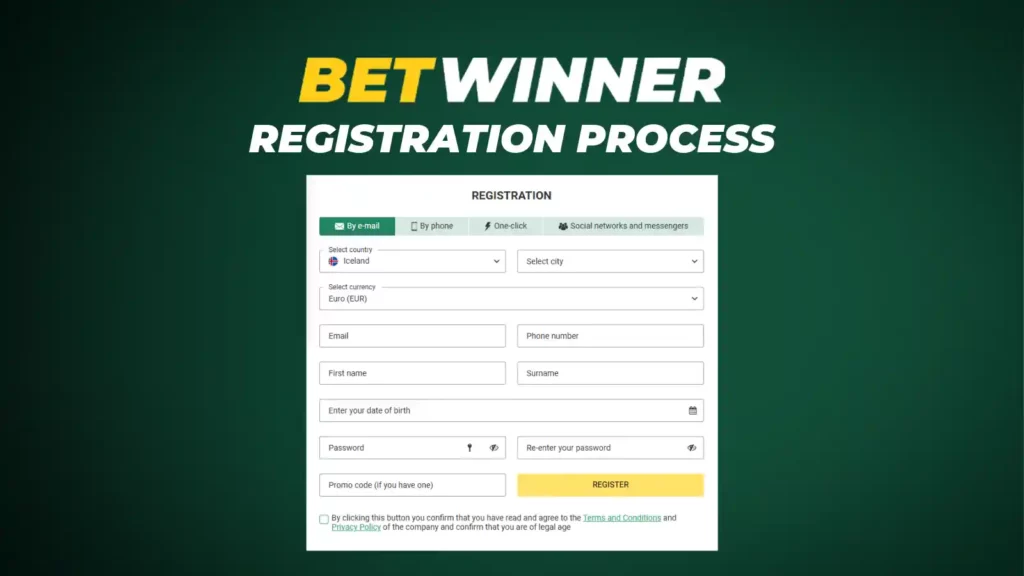 Inscription Betwinner