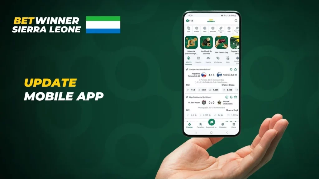 Application Betwinner Sierra Leone